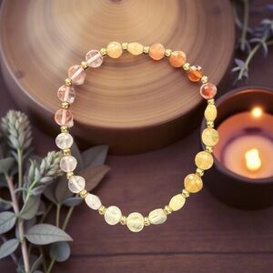 6mm Dainty Mixed Gemstone Bracelet  ✨